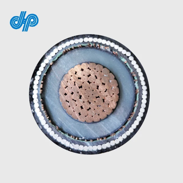 Medium Voltage Single Core XLPE Insulated Steel Wire Armored PVC Sheathed Electrical Power Cable