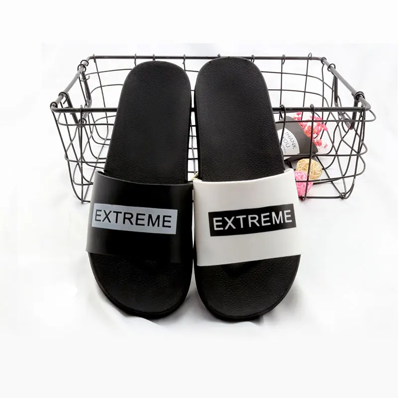 Сандалии из ПВХ с логотипом на заказ, простые, оптовая продажа, новые мужские тапочки Eva для мужчин
