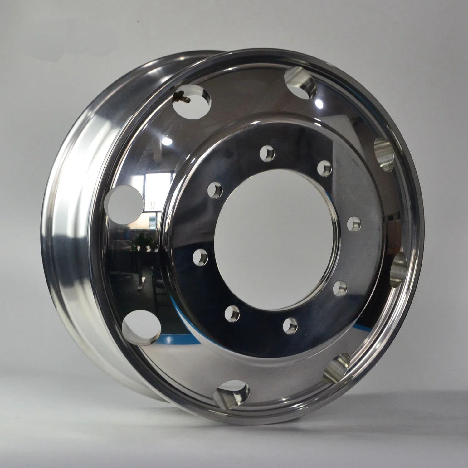 19.5x6.75 Dual Wheels For Trucks Hub Pilot Machined & Polished Forging Wheel PCD275 CB221 E550 8 Lugs OEM