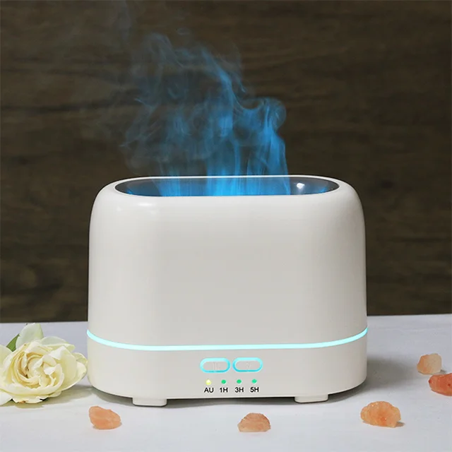 New Trends 180ml 5V USB 24V Power Adaptor Blue Flame Difuser Air Humidifier Aroma Diffusers