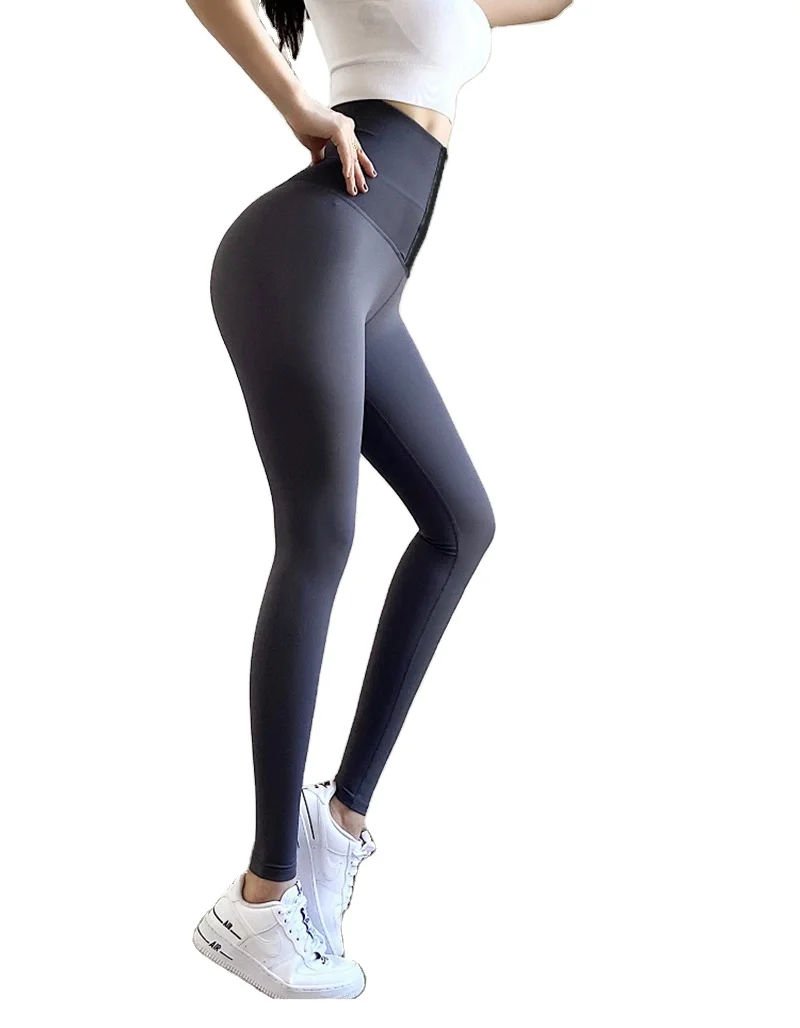 Waist Trainer Leggings Tummy Control High Waist Corset Workout Pants Yoga Leggings With Hooks