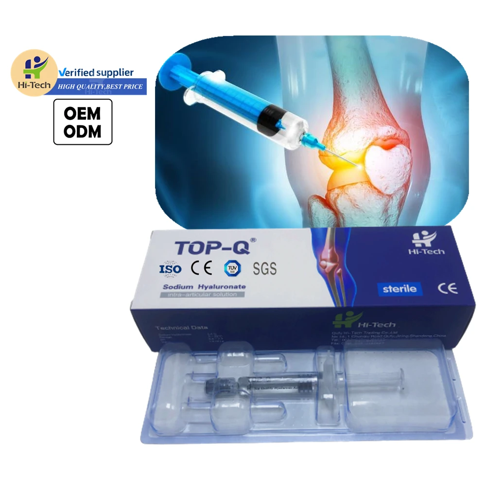 TOP-Q Sodium Hyaluronate Gel Non Cross Linked Hyaluronic Acid Knee Injection Relieve Knee Pain