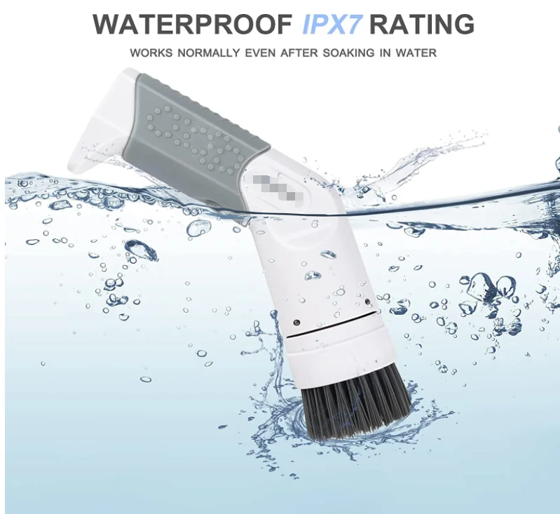 Electric floor cleaning Scrub Brush Spin Scrubber Cordless Handheld Cleaning Brush for bathroom