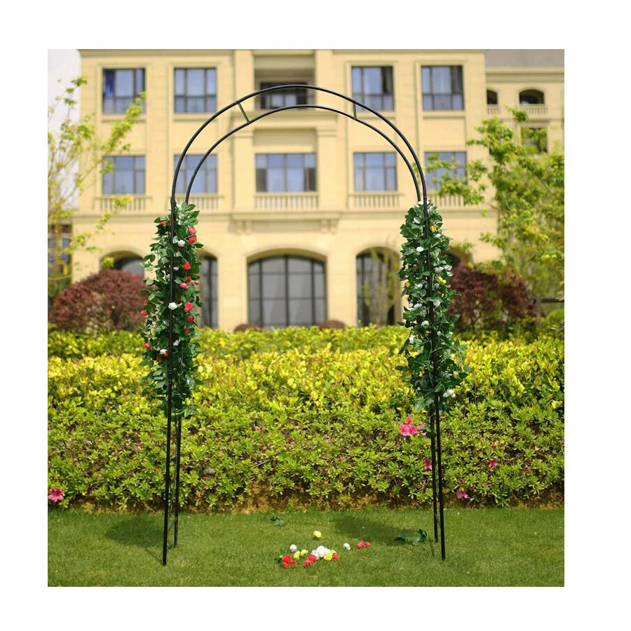 Floral Decor Grid Round, Garden Arch Metal wedding flower arch