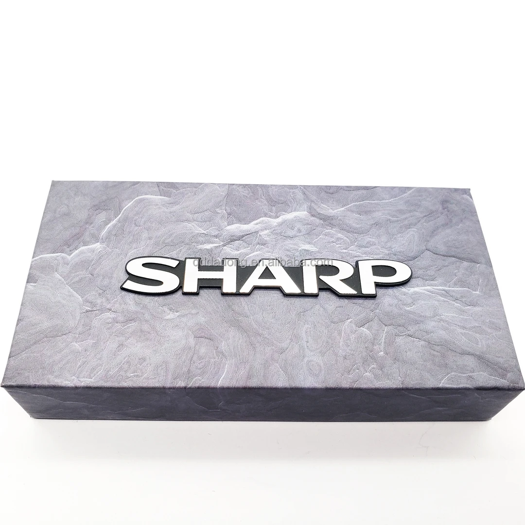 Customized car audio aluminium label personalized audio electronics Brand Logo metal nameplate Audio Equipment Nameplate badge