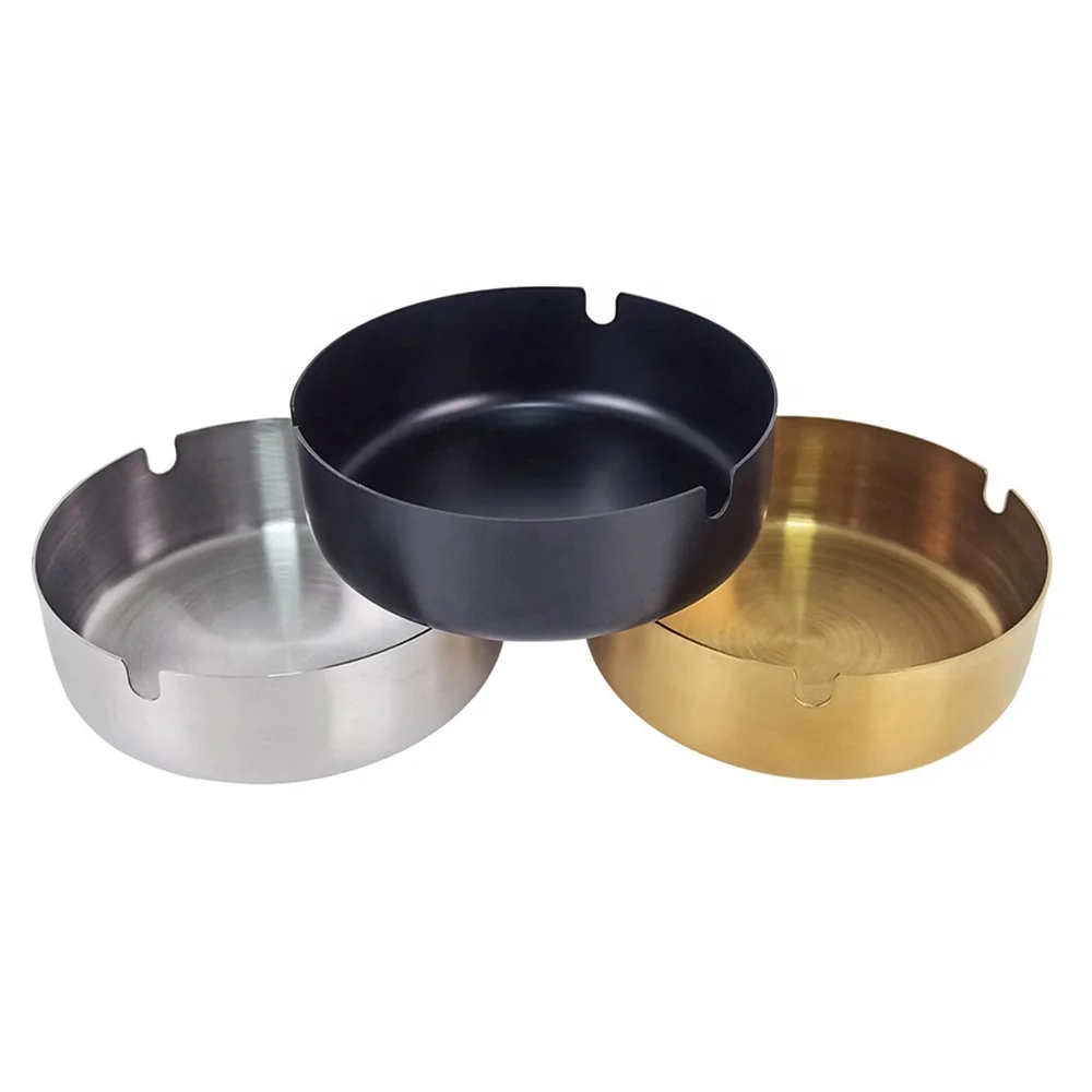 Металлическая пепельница разных размеров нержавеющая сталь для курения сигар из нержавеющей стали