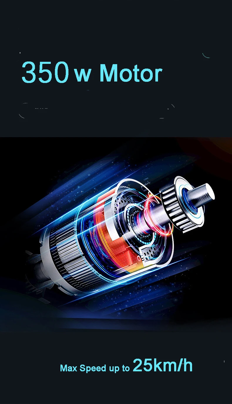 Source Factory Moto Scooter Electric Dragon 36V 2 Wheel Lithium Battery Stand Up Electric Scooter