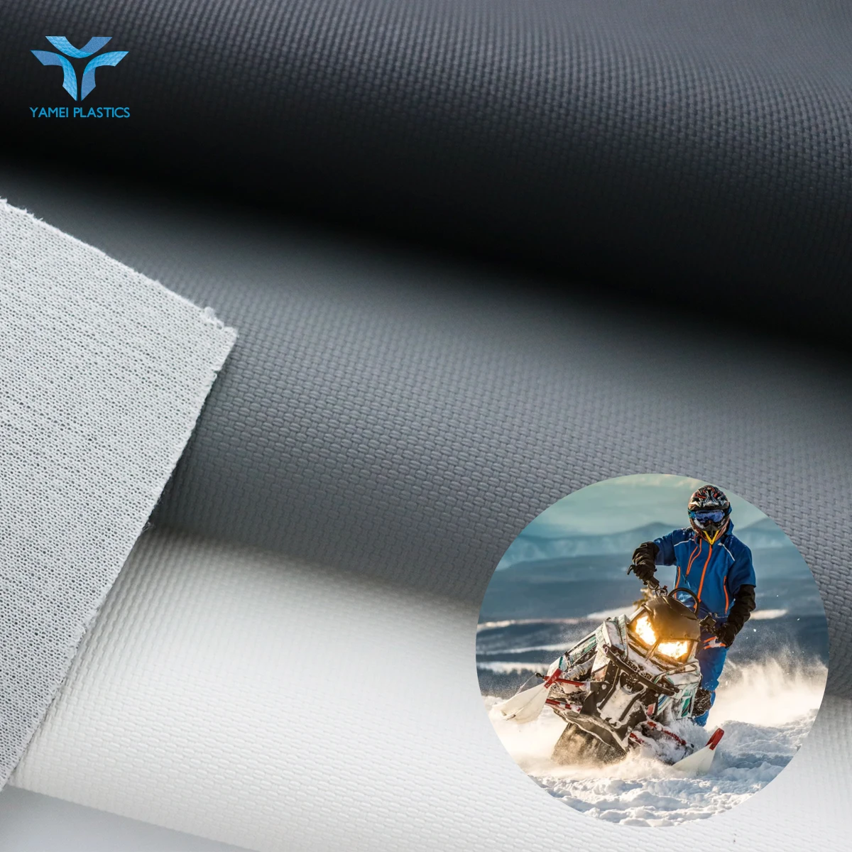 -40℃ Cold Crack Resistance pvc leather marine vinyl for snowmobile motorcycle motocross AVT dirt bike seat cover