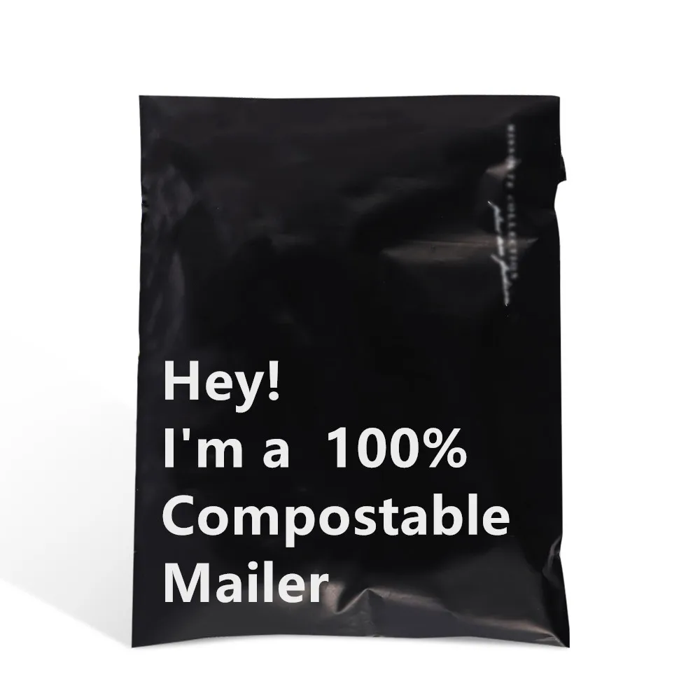 China supplier eco-friendly corn starch  compostable postage poly mailer mailing bags