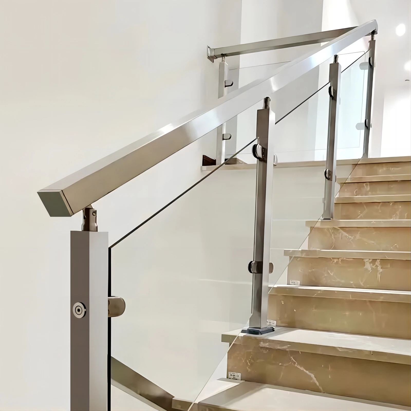 China price of 8+8mm thick tempered glass laminated safety balcony railing glass sheet