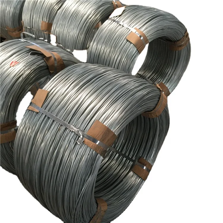 Hot dipped galvanized steel wire 12/ 16/ 18 gauge electro galvanized gi iron binding wire made in China