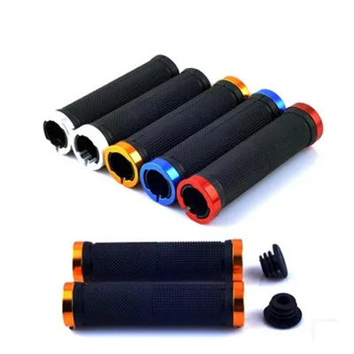 Bike Accessories Bicycle Aluminum Double Side Anti-slip Locking Bike Handle Handlebar Grips