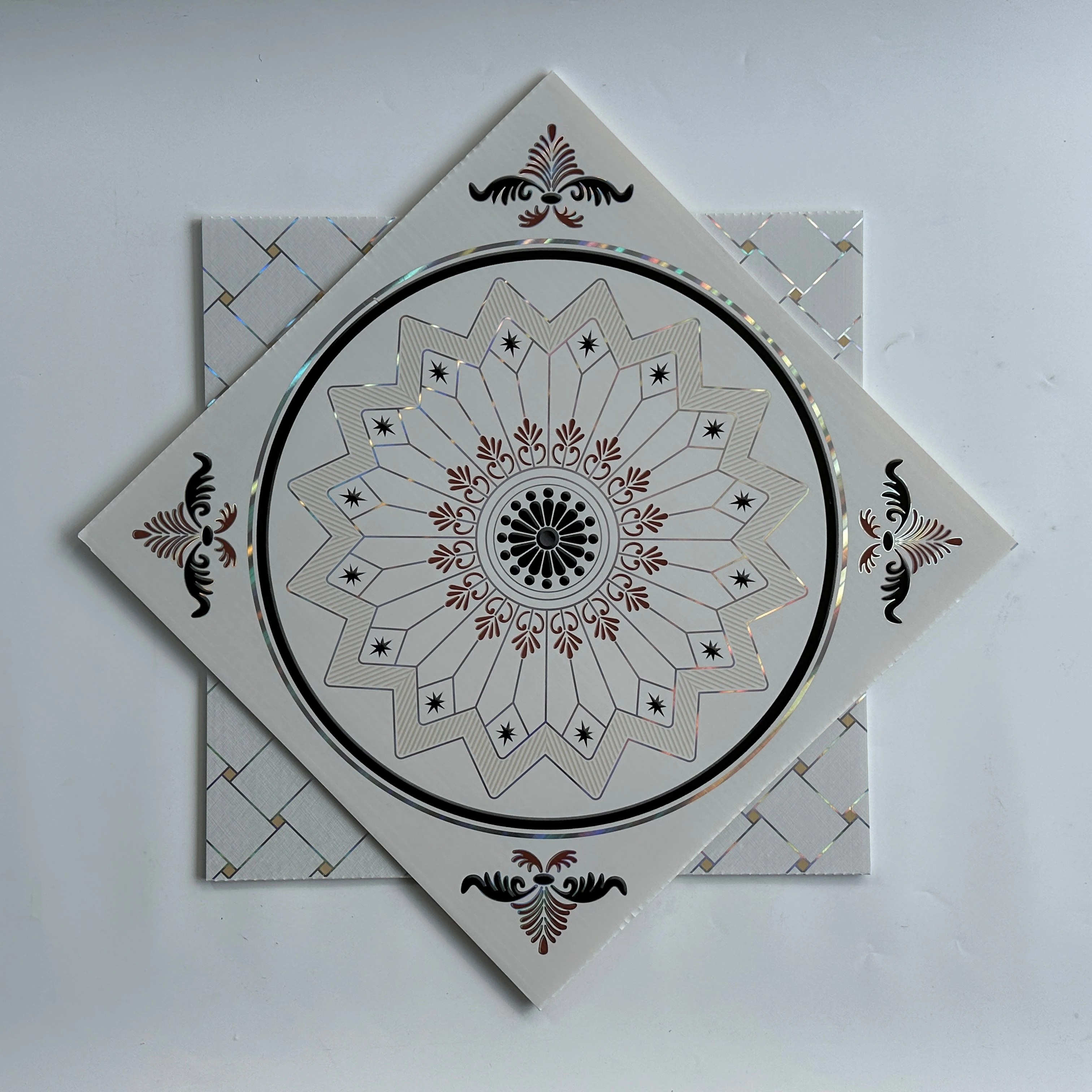 603*603 pvc ceiling hotel project pvc square ceiling