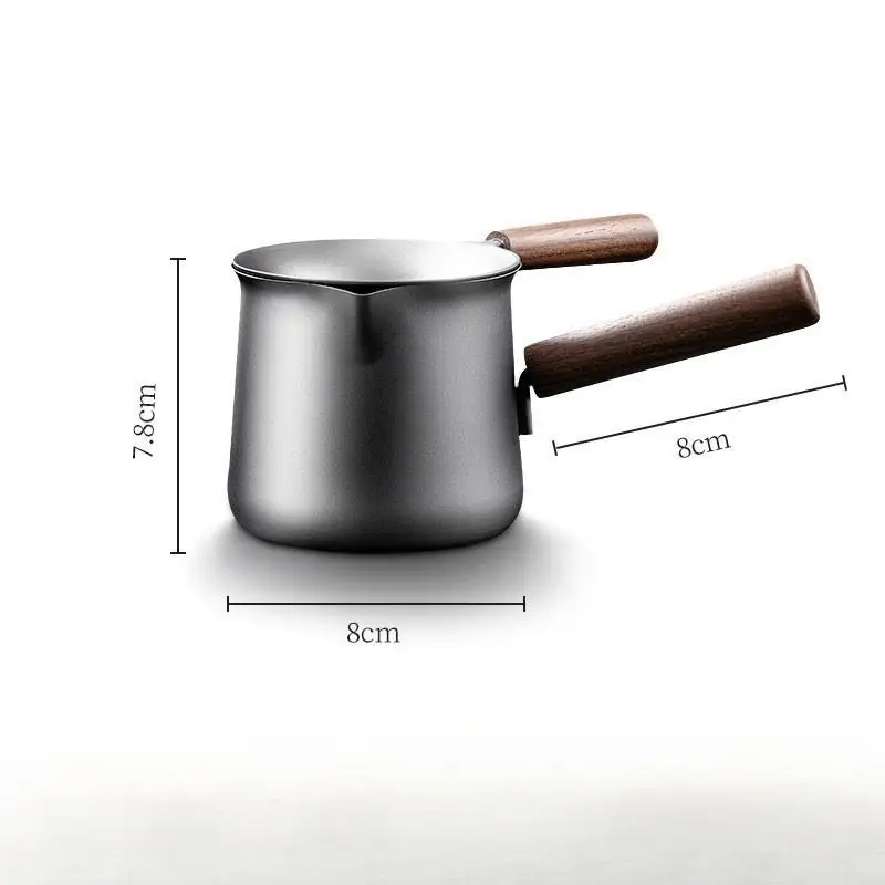 Pure Titanium Coffee Cup 300ml Tea Leakage Filter Wood Side Handle Portable Outdoor Travel Tea Accessories-Pure Titanium Tea Set