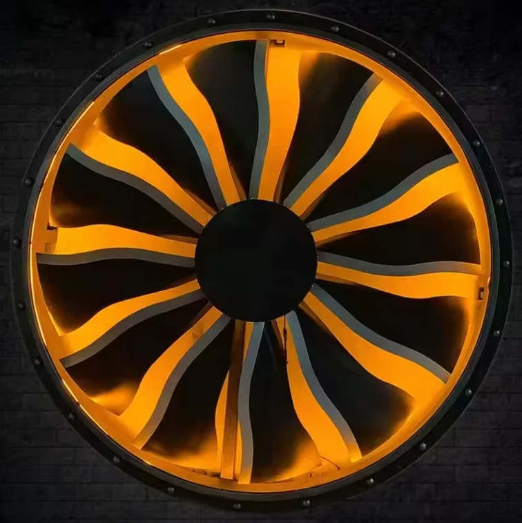 Lotus Professional 1M aircraft engine fan light with DMX512 for Stage DJ Disco bar Studio Performance