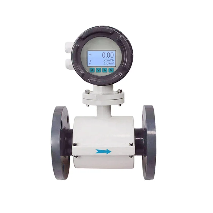 Pipe flow meter carbon steel dn50 0.5% Anti-corrosion electromagnetic flowmeter