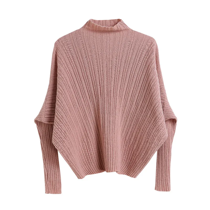 OEM&ODM Long Sleeve Solid Sweater Dress Womens Knitted Sweater Dress Solid Color Cashmere Long Turtle Neck Dress