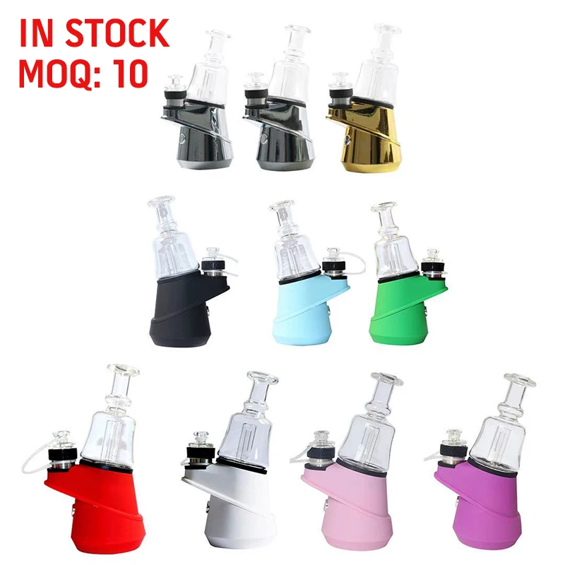 Wholesale 2600mAh 13 Colors Desktop Wax Vaporizer Pen Vape Ceramic Temp Adjustable Portable Concentrate Dry Herb Vaporizer