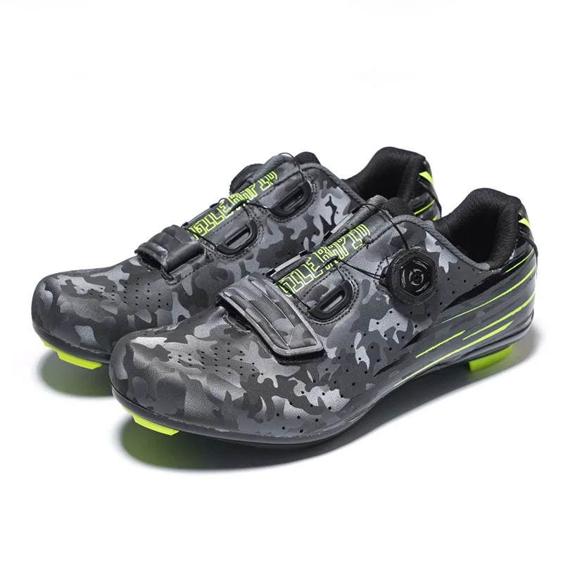 New cycling shoes outdoor light and comfortable shock-absorbing road bike lock shoes