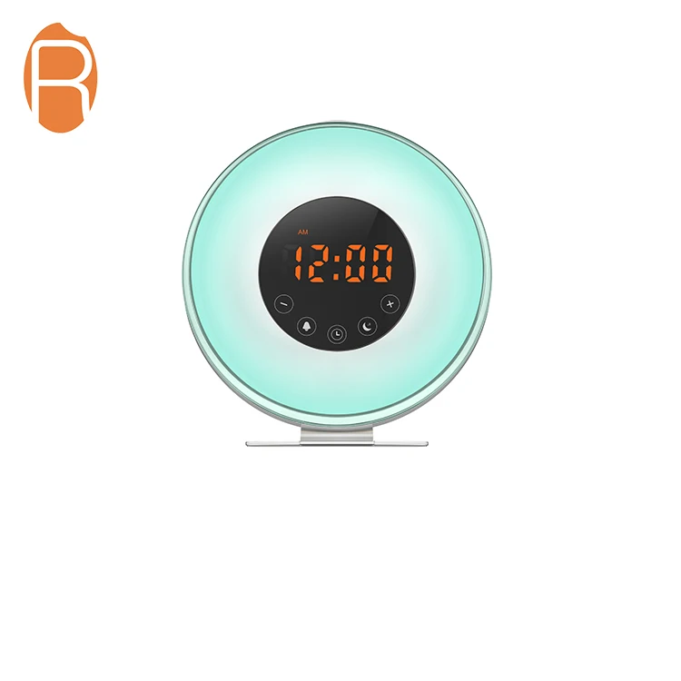 
Digital Alarm Clocks Touch Sensor Sunrise Sunset LED Light Clock 