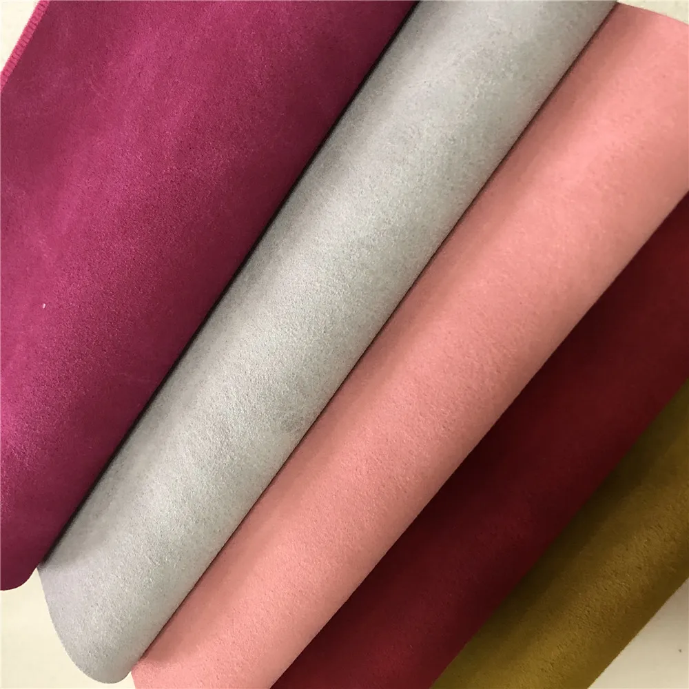 factory price artificial suede leather for making crafts
