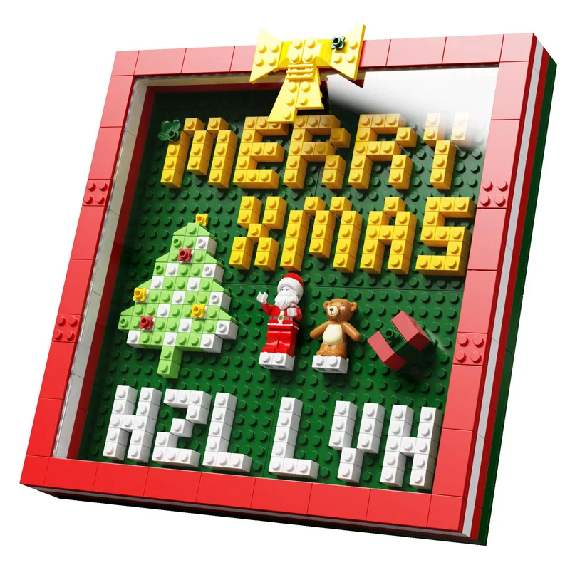 Christmas Jesus Santa Claus astronaut 3D jigsaw Puzzle Wall paintings toys hobbies Xmas building blocks photo frame