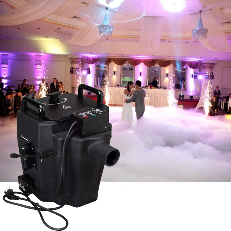 Iron Power 6000W Dry Ice Fog Machine Remote Control Sta Lighting Equipment for Weddings Disco DJ Parties Stunning Sta Effects