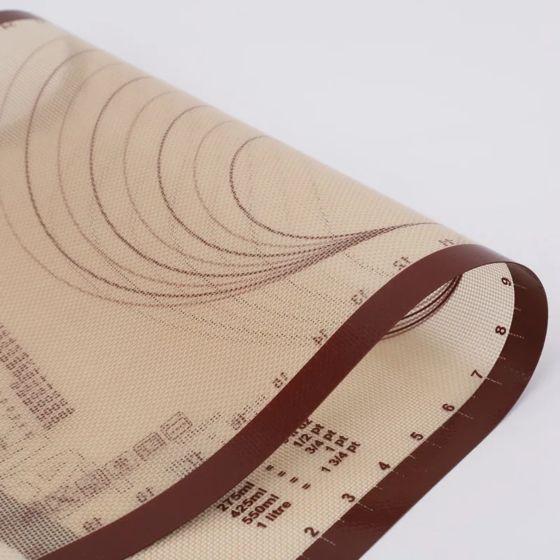 Round Backing Mat Non Stick Silicone Baking Mat Round Cooking Sheet For Microwave Oven Cooking Sheet