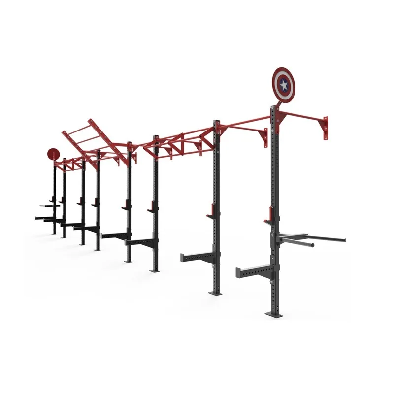 Custom Gym Equipment Power Rack Cage Squat Rack Rig combo racks pull up wall mounted Rig