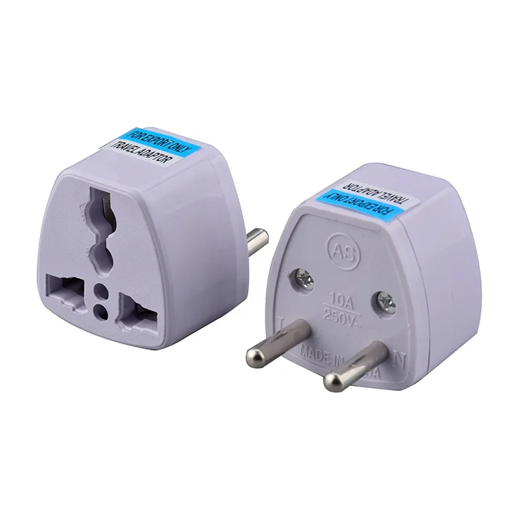 4.8mm tourism conversion plug European Travel Plug euro plug Adapter Power Converter, Outlet Adaptor  to Universal