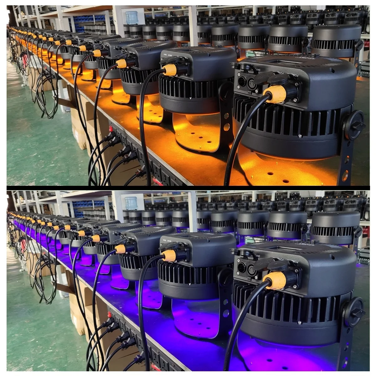IP65 Par Lights Waterproof Outdoor LED 12 x 10W RGBWA+UV 6in1 DMX512 Control Stage Wash/Spot Lights