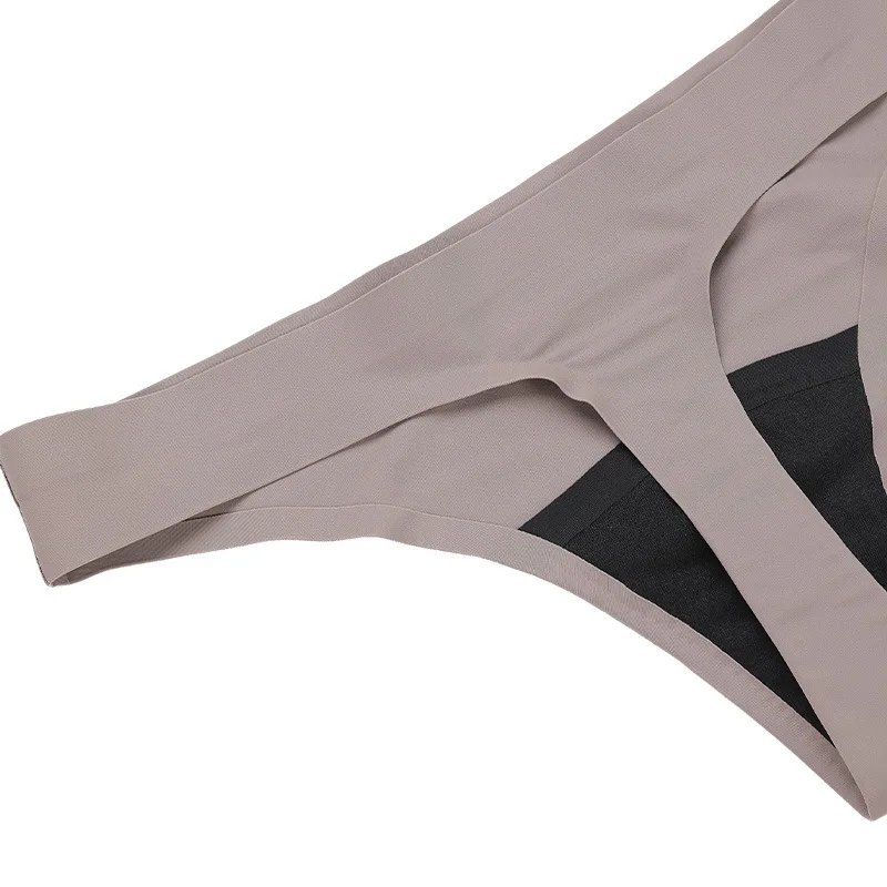 Low Waist Seamless Absorbent Leak Proof Culotte Menstruelle Seamless Menstrual Thongs Underwear Period Tangas Panties for Women