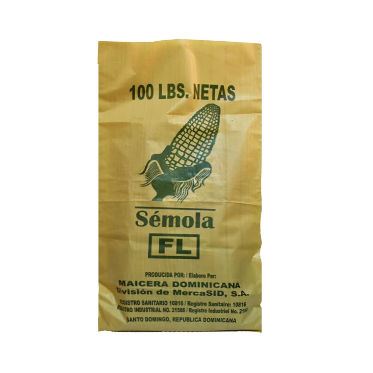 High Quality 25kg Polypropylene Woven Flour Rice Sack Raffia PP Woven Bag 50kg