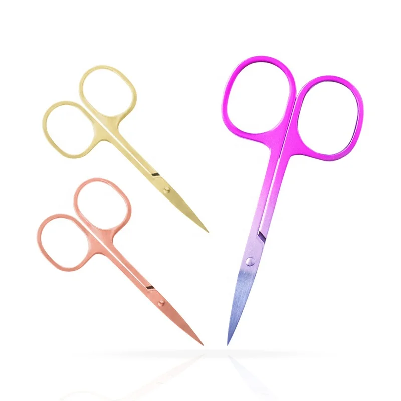 Multi-Functional Mini Makeup Beauty Scissors Stainless Steel Manicure Eyelash Eyebrow Scissors