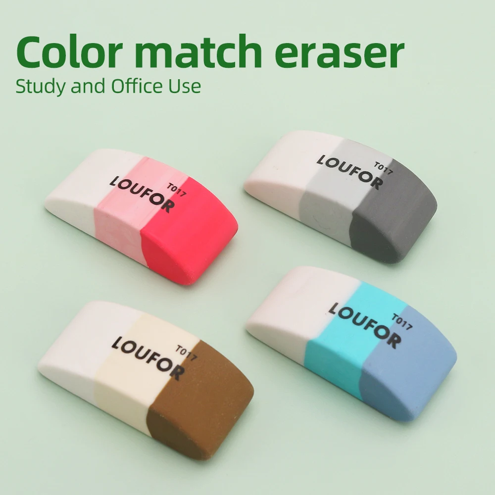 Writing Correction Colorful 2B Pencil Eraser