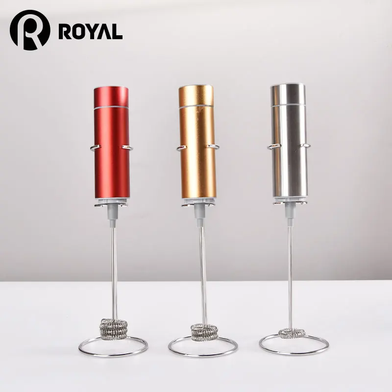 Mini Foamer For Cappuccino Matcha Handheld Auto Electric Coffee Beater Milk Frother