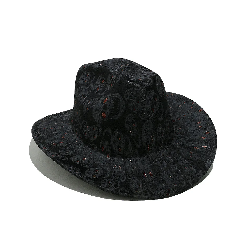 Высококачественные винтажные ковбойские шляпы с принтом коровы леопардовые женские мужские в западном стиле