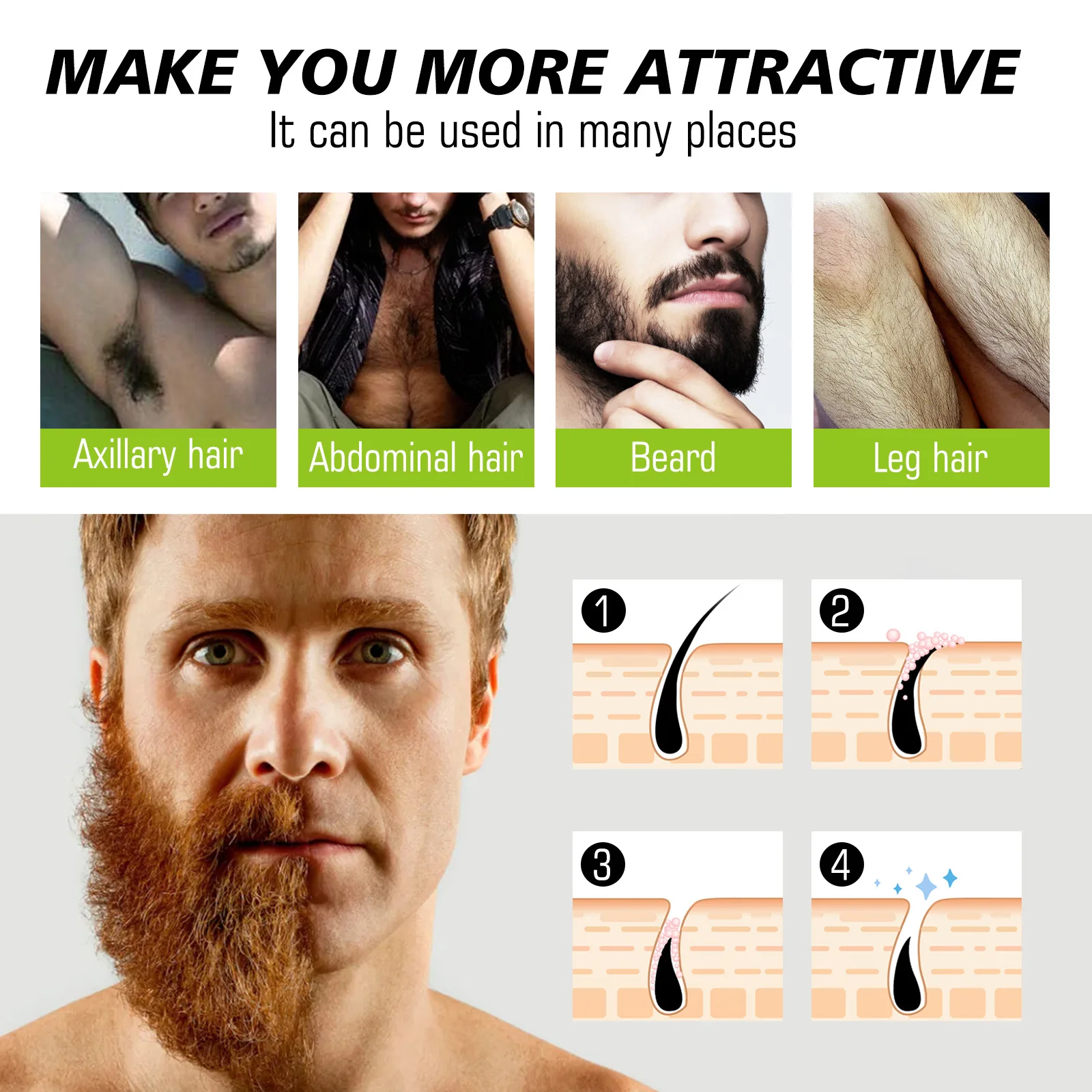 EAST MOON OEM ODM Best Seller Body Hair Removal for Men Private Area Shaving