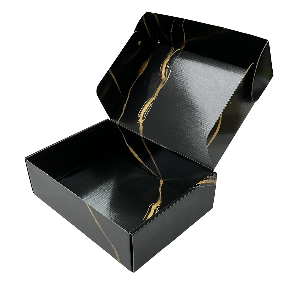 Wholesale Custom Printed checking key-2 Luxury it Rigid Paper Cardboard Black Simple Empty folding Gift Box