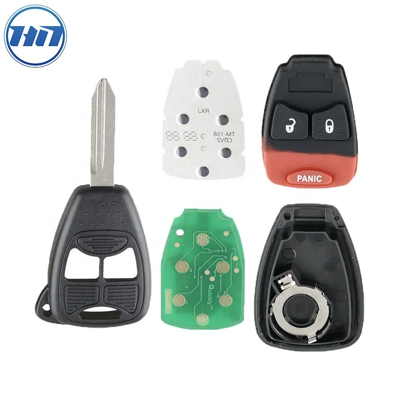 Автомобильный ключ-брелок 2 + 1 Кнопка 315 МГц FCCID OHT692427AA подходит для Chrysler Jeep Wrangler Compass Patriot Dodge Avenger Caliber Nitro