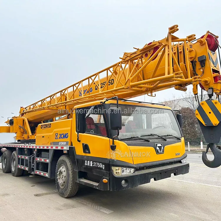Мобильный кран Xu Gong XCG 25 тонн qy25b qy25k5 насос давления 2024 тяжелого гусеничного крана новый ECM