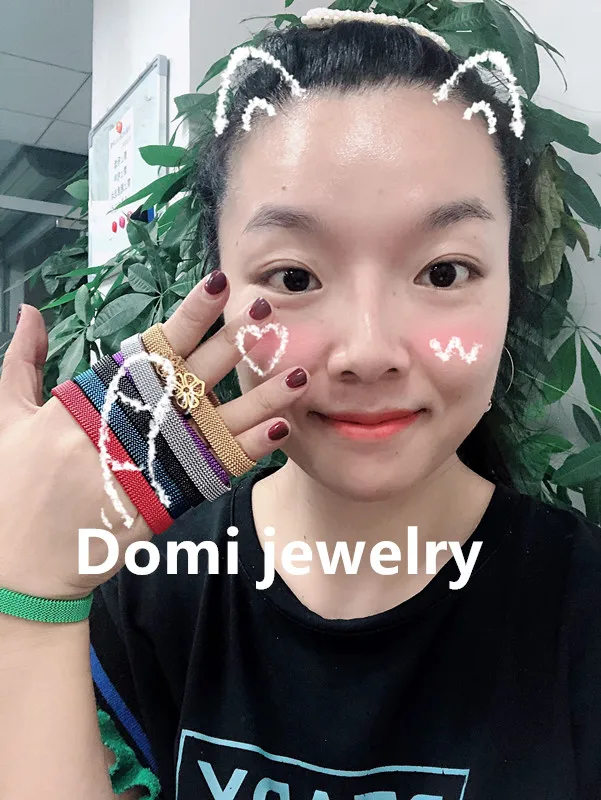 Bracelets, Bangles Jewelry Direct Factory Price stainless steel Elastic mesh bracelet for Men and Women