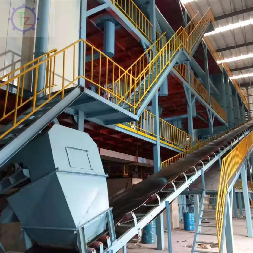 Full Automatic Horizontal Foundry Molding Line Flaskless Moulding Machine