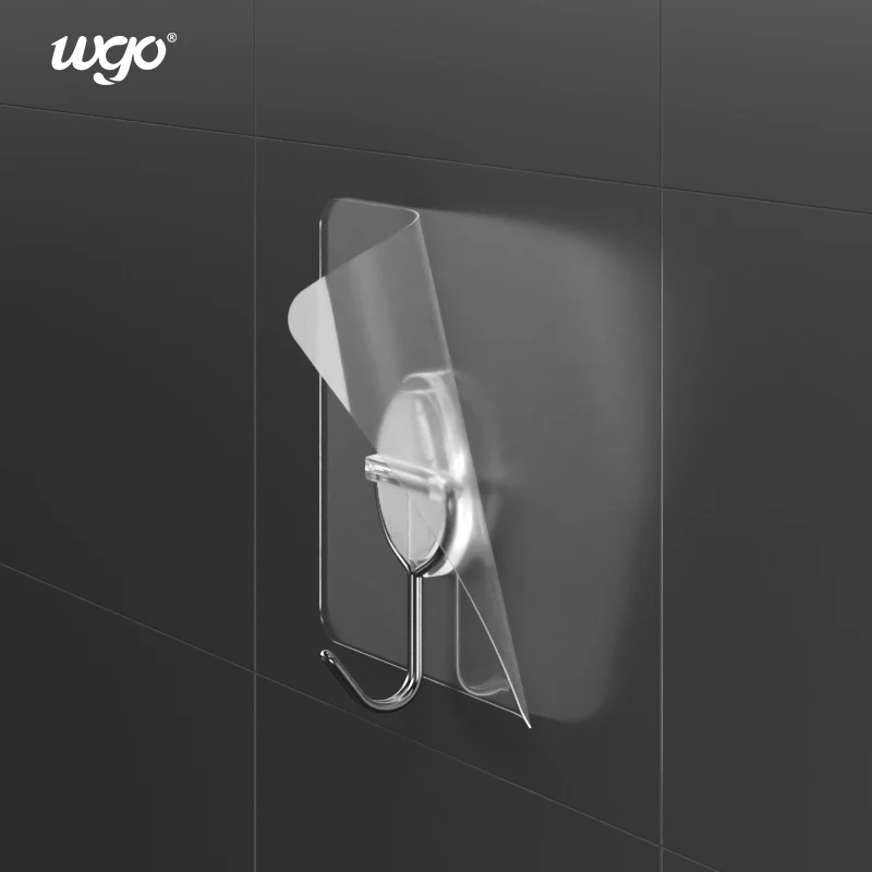 Wall Mounted Holder Traceless Novelty Hooks Sticker Sucker Load-bearing Hanging Hook With Tape For Kitchen Bathroom