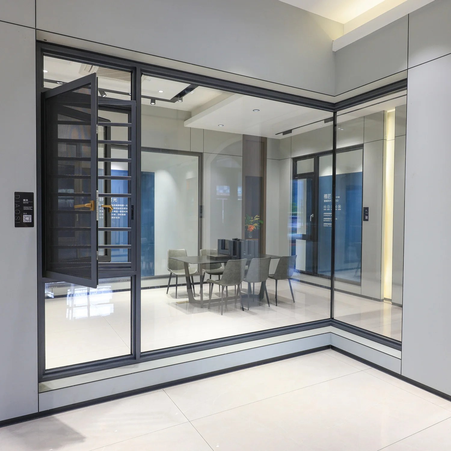 Умные алюминиевые створчатые окна Hihaus foshan на заказ для дома в Северной Америке