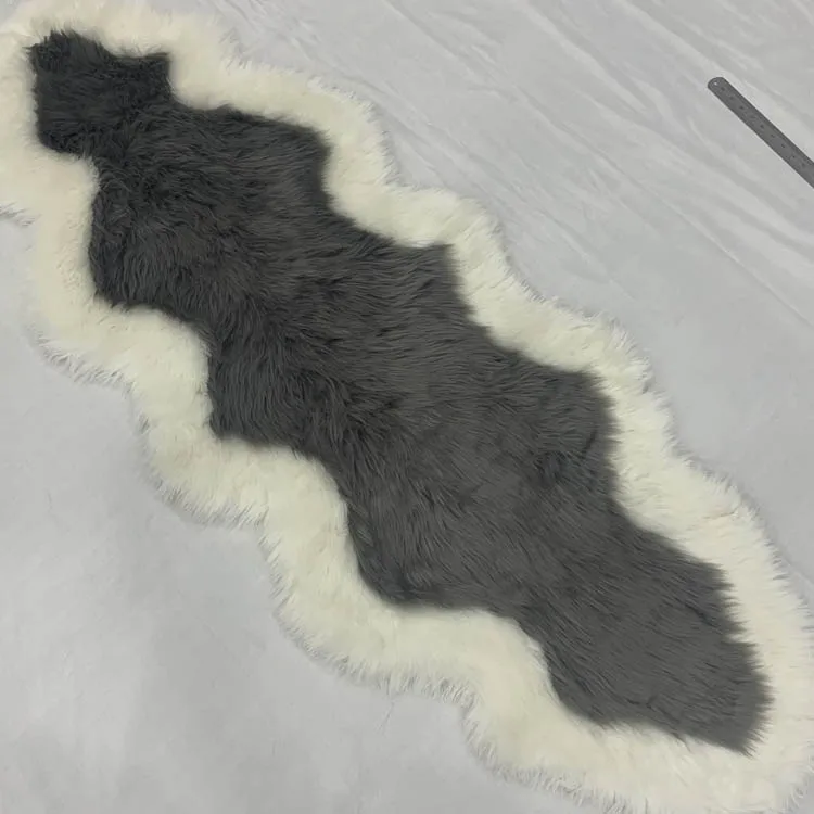 
Shaggy faux fur seat rugs carpet long pile 