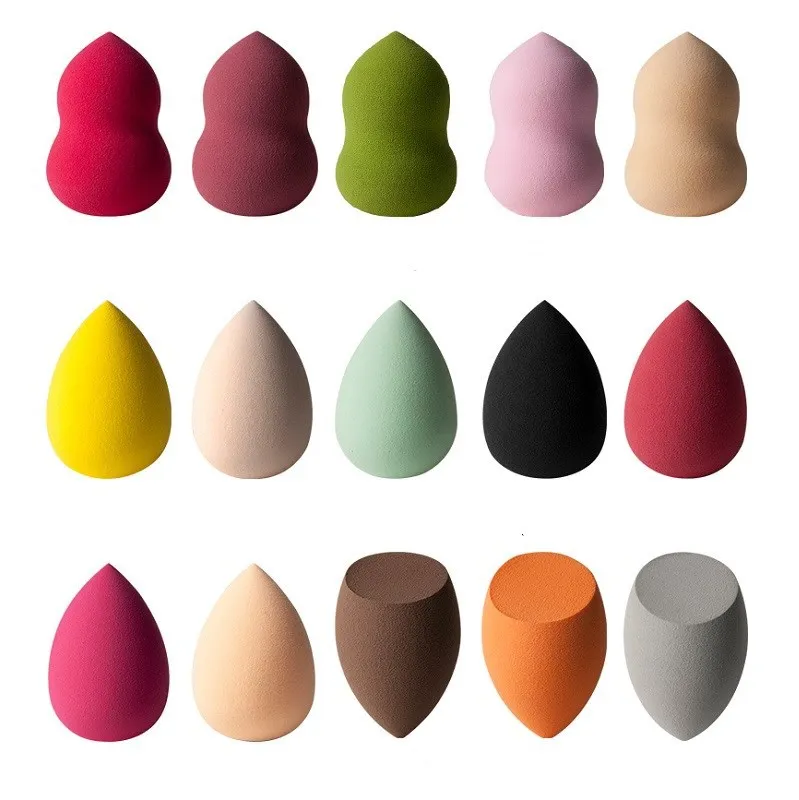 Free Sample Soft Vegan Makeup Sponge Beauty Blending belleza accesorios Dry Wet Use Foundation Cushion puff