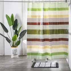 Занавеска для душа peva, пользовательский принт с ковриком