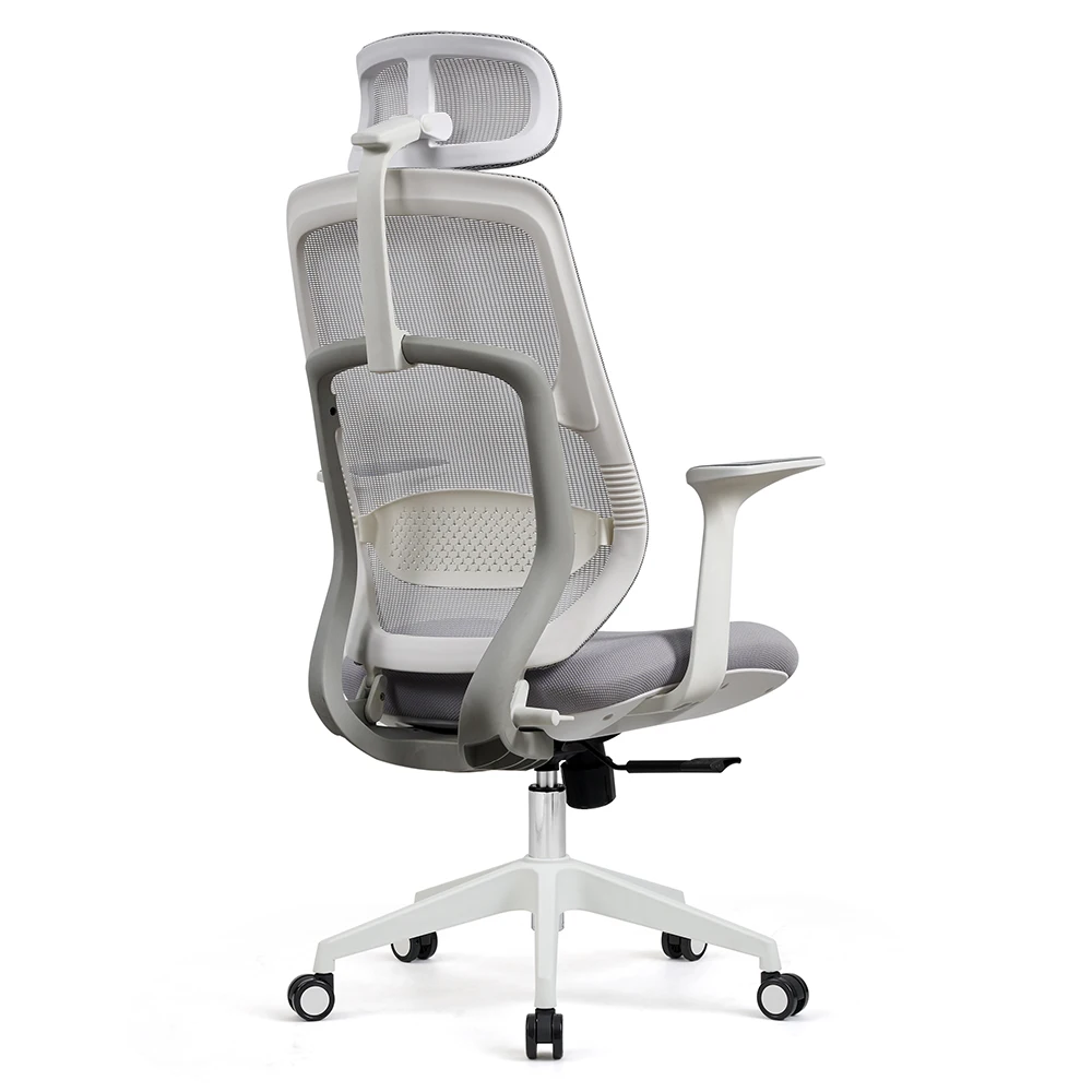 Foshan Factory Manufacture Wholesale Price Mesh Fabric Executive Ergonomics Office Chair White