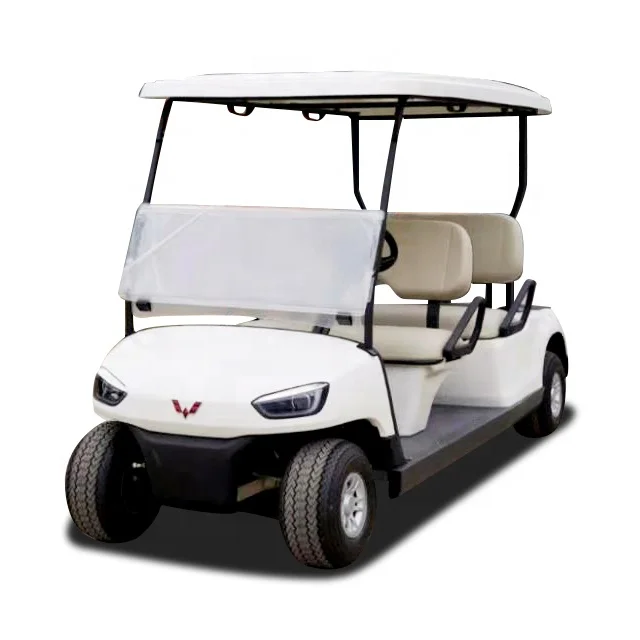 Chinese Manufacturer Hot Selling Electric Golf Cart 4 Seats Golf Car Buggy with Cargo Box